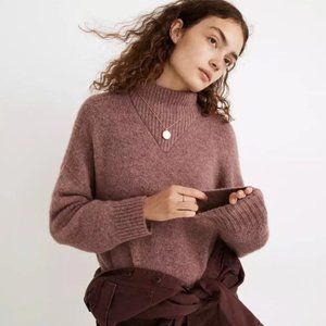NEW Madewell Dillon Mockneck Pullover Sweater Size Small
